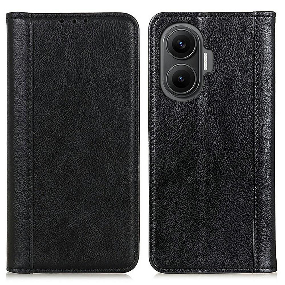 For Xiaomi Redmi Turbo 4 Pro 5G/Poco F7 5G Stand Case Split Leather Litchi Texture Wallet Phone Cover