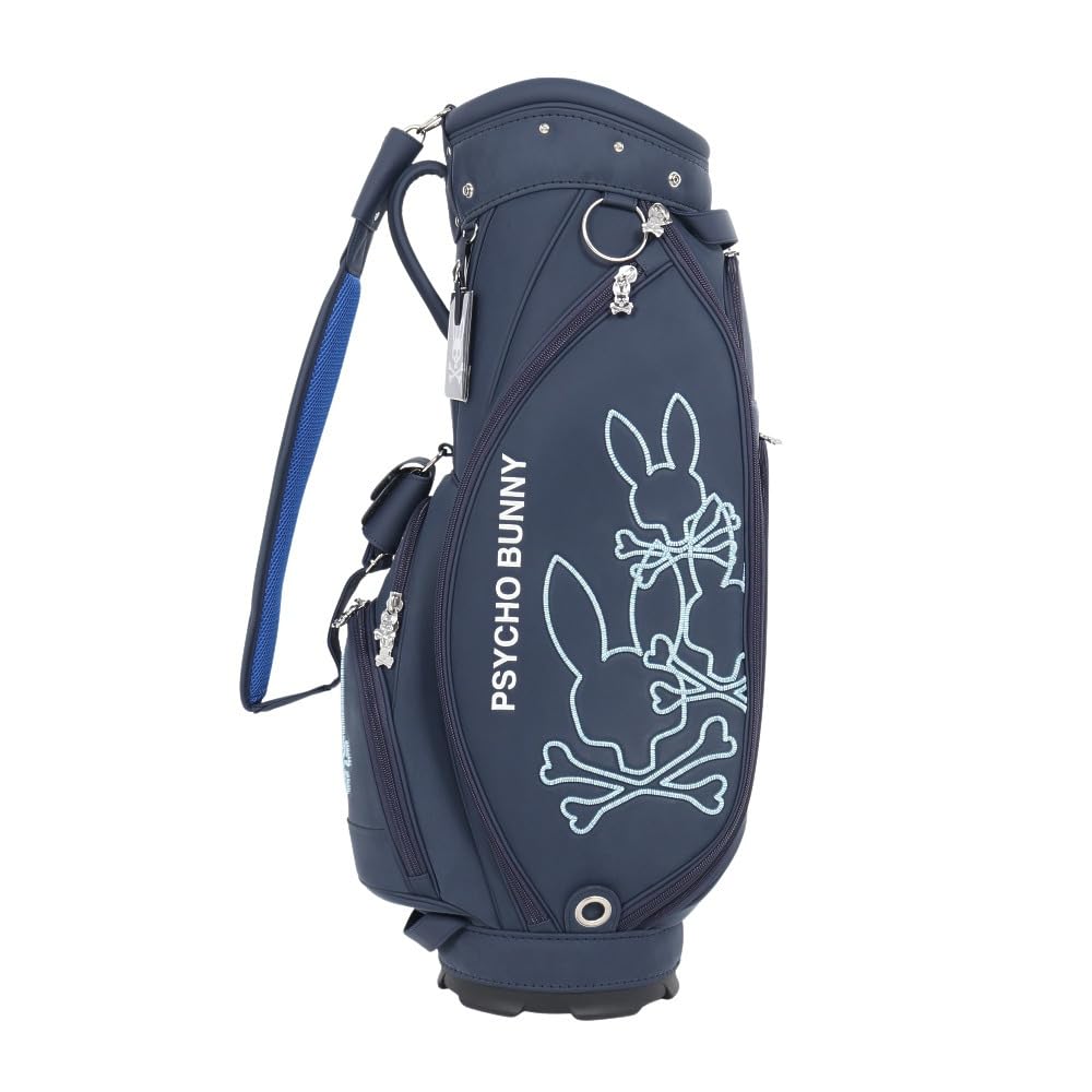 Psycho Bunny ゴルフバッグ ネイビー Buy Psycho Bunny Golf Cart Caddy Bag SEASONAL PBMG4FC1-NVY (Navy