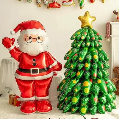 Yousheng Inflatable Christmas Tree 51 Inch Self-Standing Christmas Tree Foil Balloons for Xmas Party Decorations Photo Prop