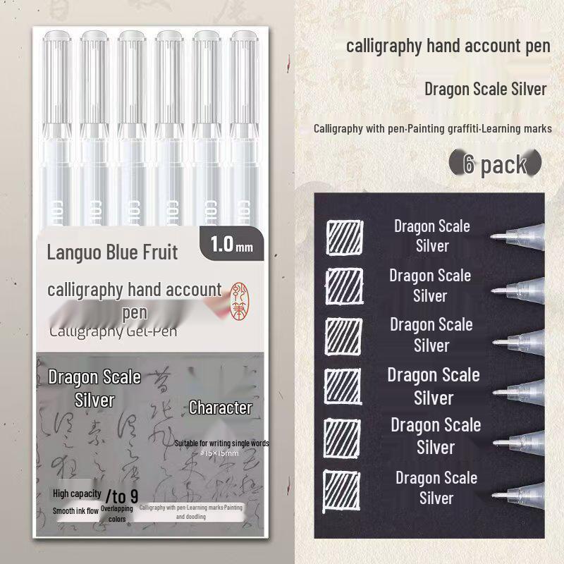 Pix Marker Chinezesc Albastru Fructat pentru Caligrafie și Evidențiere pentru Studenți și Copii