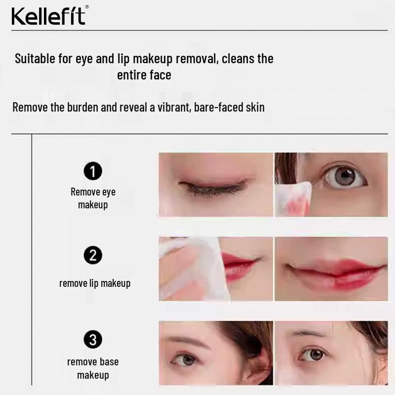 Moisturizing, Non-Irritating Eye & Lip Makeup Remover with Water-Oil Separation