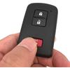 Replacement Key Fob Case Shell Fit for Toyota Tacoma Land Cruise Prius V RAV4 2016 2017 Keyless Entry Remote Control Car Key Fob Cover Housing (1)
