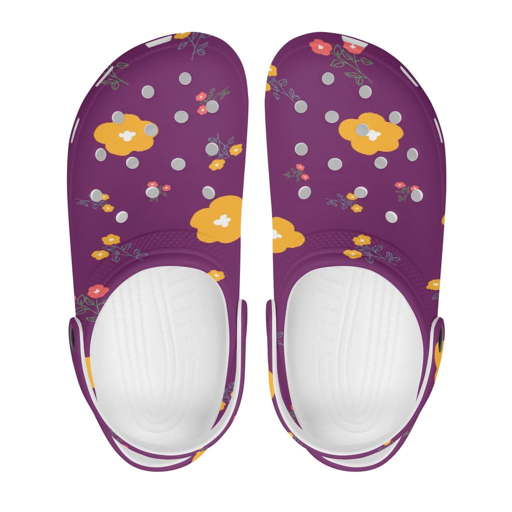 Summer Print EVA Clogs Men Women Soft Sole Lightweight Slip On Casual Shoes Soft Sole Summer Sandals Lightweight Daily Wear
