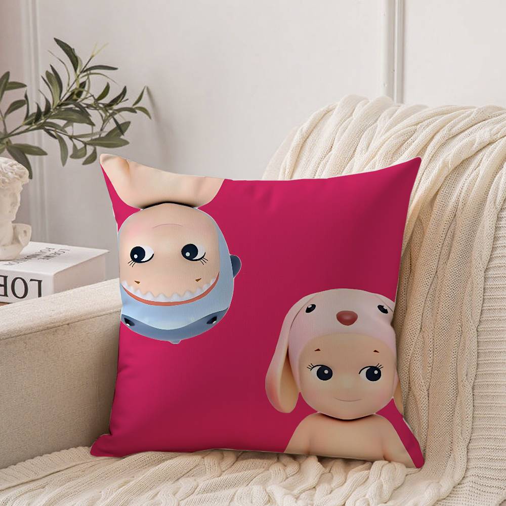 Cute E-elemental Kawaii Pillow Case Home Decor Throw For Sofa Bed Car Room Decor Gift Idea