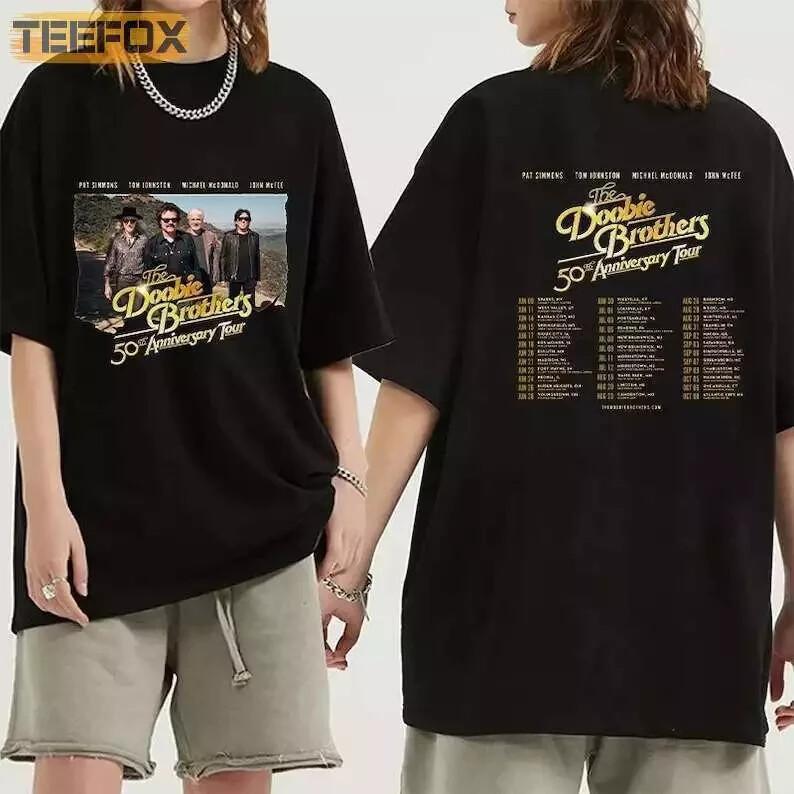 The Doobie Brothers 50th Anniversary Tour T-Shirt Unisex T-Shirt XXXXL