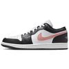 Jordan Air Jordan 1 Wear resistant And Lightweight Low top Vintage Basketball Shoes Unisex Black White Gold 553558-165(Team96-)