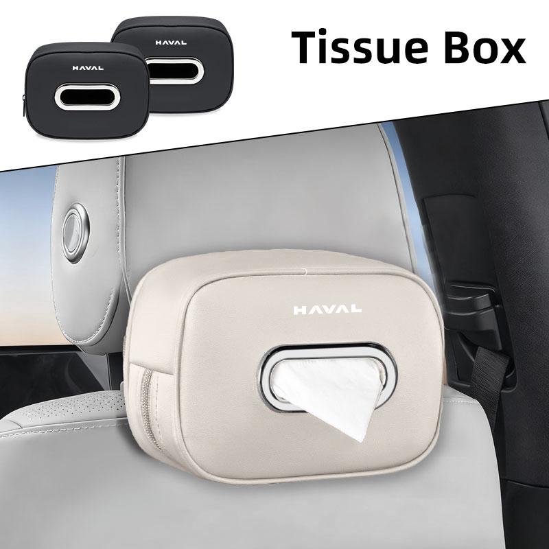 Car Tissue Box Napkin Holder Towel Case Interior Organizer For Great Wall Haval F7 H6 H2 H3 H5 H7 2026 H8 H9 2025 M4 F7X