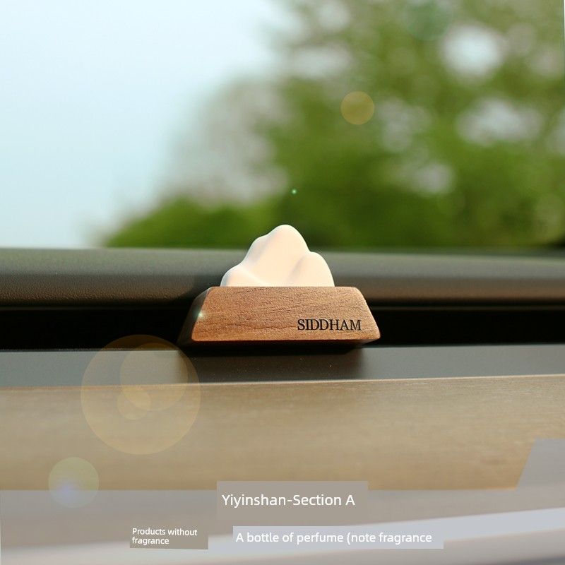

[Yiyinshan] Original Design Car Aromatherapy Car Vent Decorative Wooden Fragrant Stone Gift Gift Gift Yiyinshan-A(Available for 98% of Models)