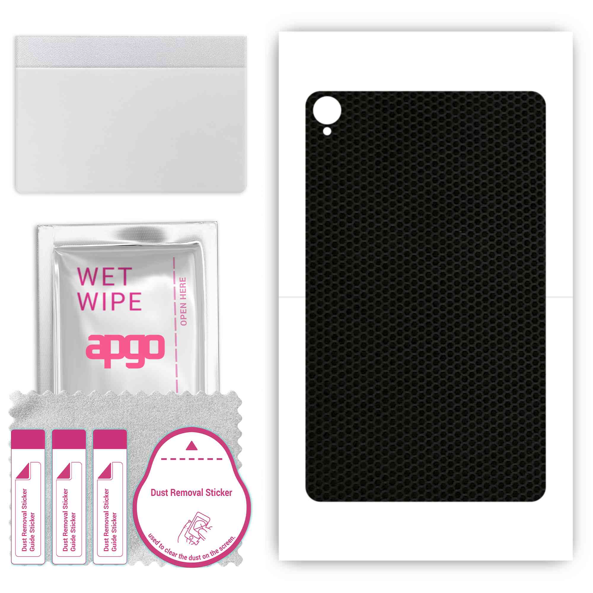 

apgo skin sticker film foil vinyl for the BACK compatible with Teclast P80T, scratch-resistant, easy to install - Matrix