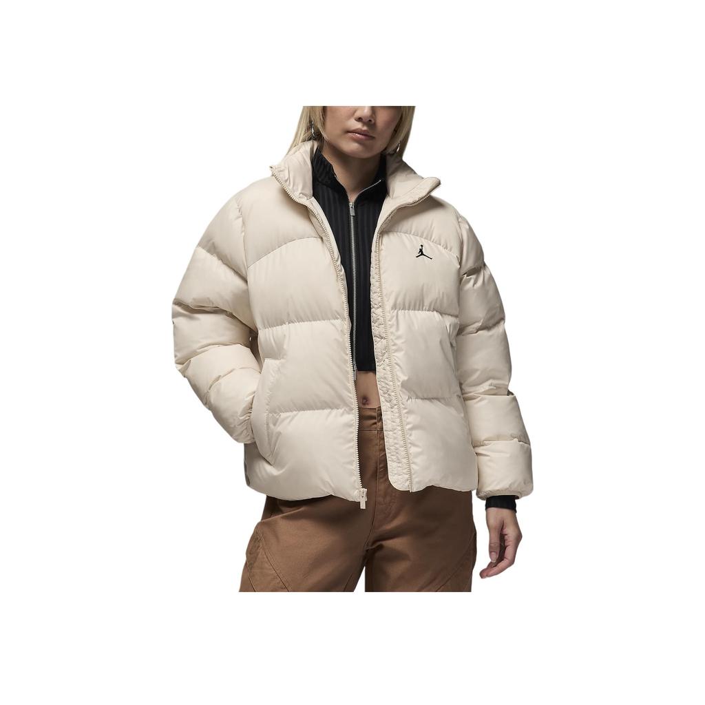 New Jordan Puffer Jacket Women's Legend Light Brown FZ4528-203