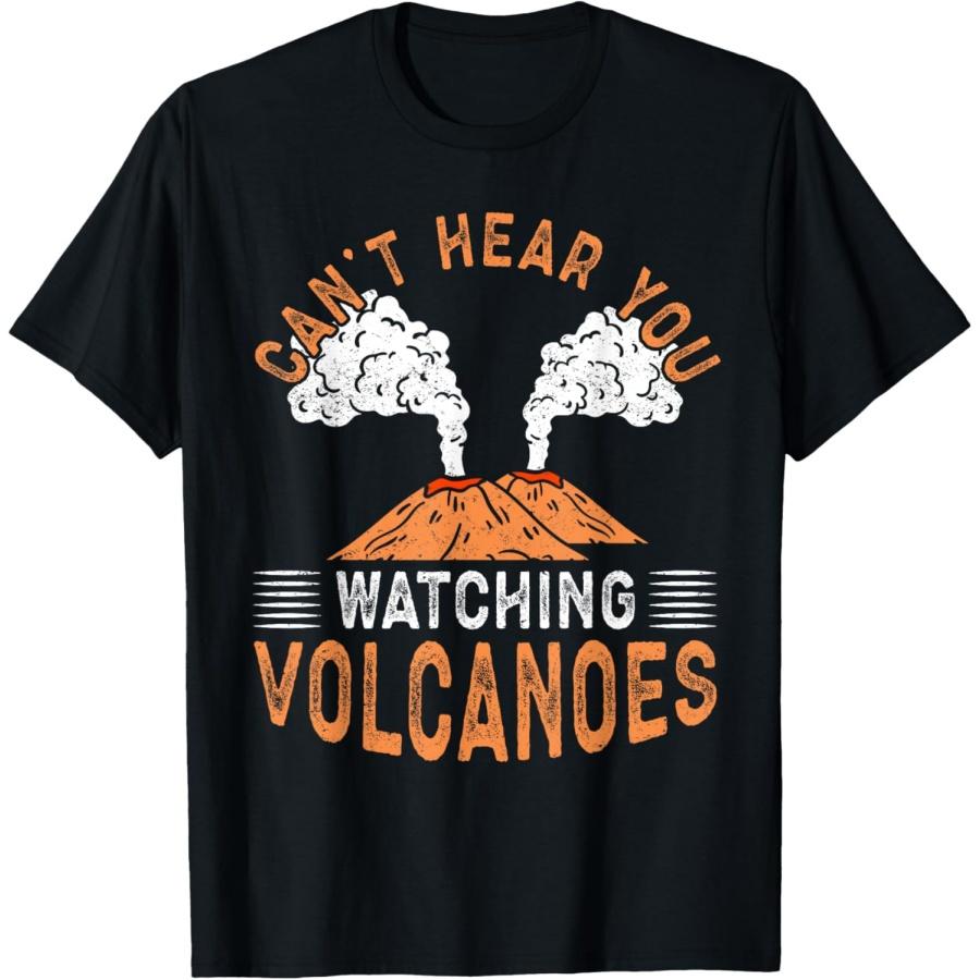 

Can t Hear You, Watching Volcanoes Hawaii Volcano T-Shirt XXXXXL чорний