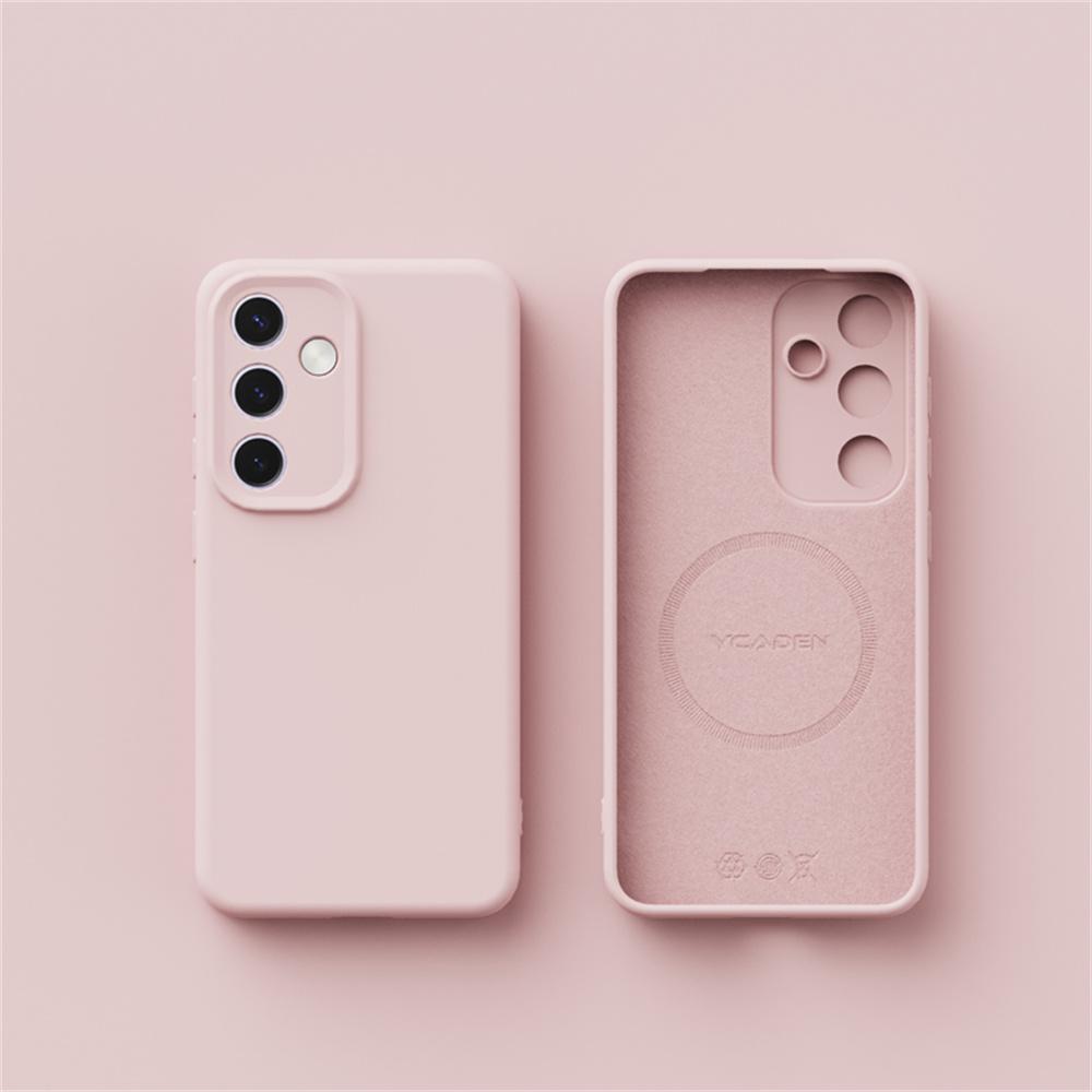 Original Liquid Silicone For Magsafe Magnetic Case For Samsung S25 S24 S23 S22 Ultra Plus A56 A16 A55 A54 Wireless Charge Cover