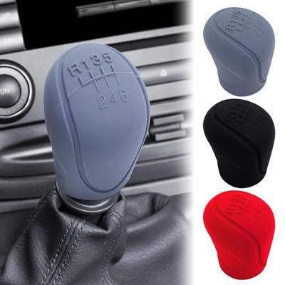 Car Silicone Gear Shift  Cover Gear Shift Non-Slip Grip Handle Protective Covers Manual 5 6-speed Car Interior Accessories