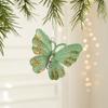 3D Green Butterfly Christmas Pendant Starfish Bell Merry Christmas Ornament  Christmas Day