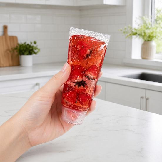 Stress Relief Toothpaste Tube Toy, Slow Rising Clear Tube Squeeze Toy, Anxiety Reduction Hand Exercise Relaxation Toy for Home Office Classroom
