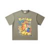 260 GSM Double Yarn 32 Count 100% Cotton Pokemon V1 Print Unisex Heavy Cotton T Shirt