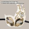 Masquerade Eyemask Halloween Eyemask Masquerade Half Face Mask for Carnivals Halloween Masquerade Party Proms Women Men