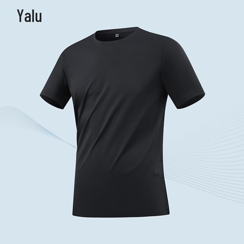 Yalu Men s Ice Silk Short Sleeve Quick-Dry T-Shirt M