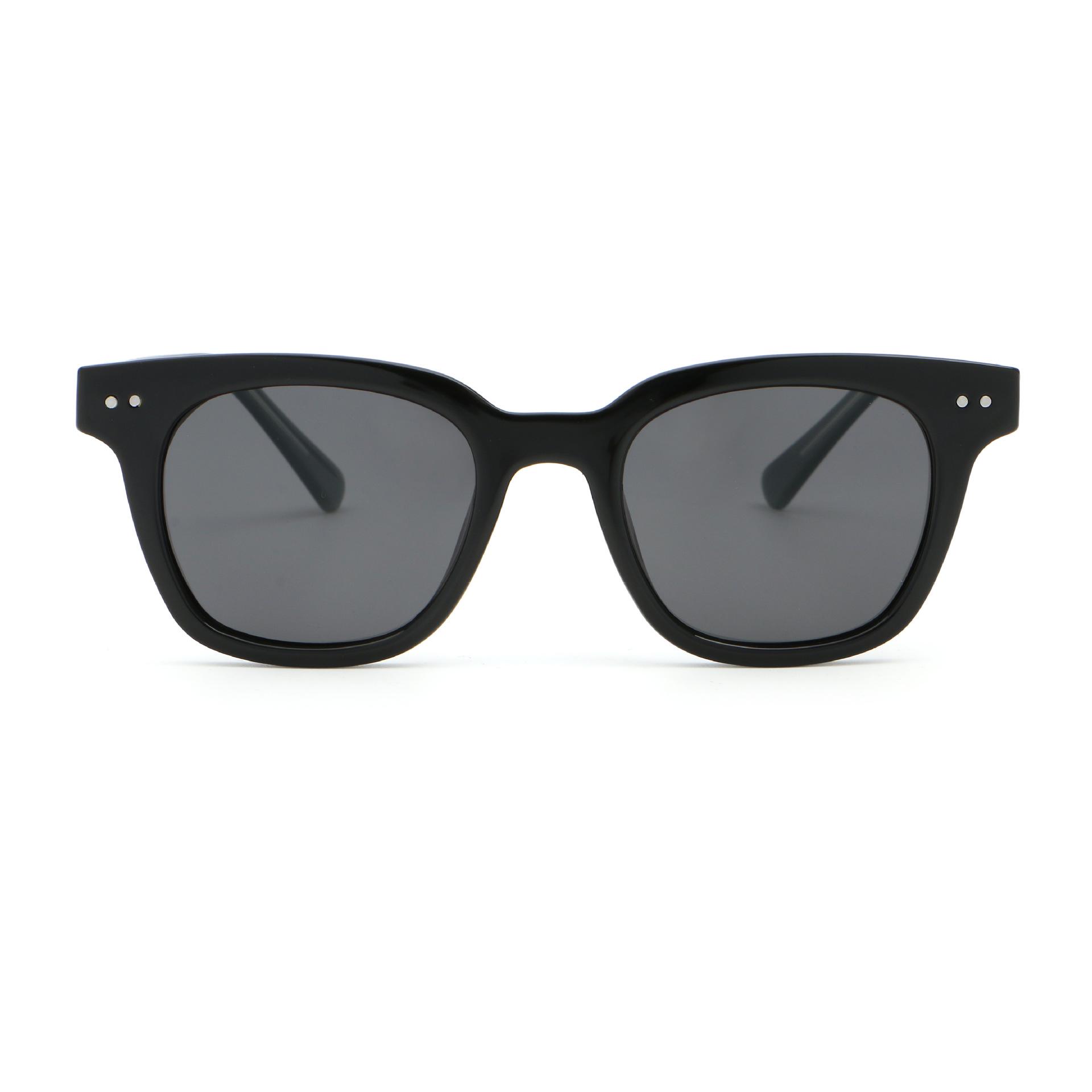 Unisex Square Frame Sunglasses, UV Protection, Street Style, High-End Trend