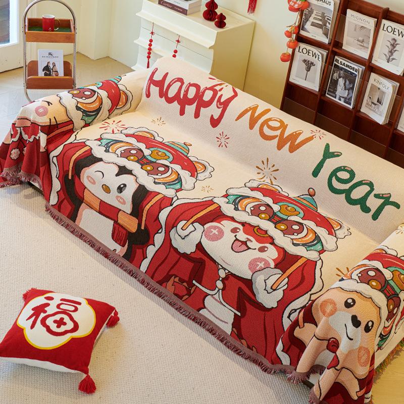 Sofa Cover Cloth Towel 2025 Popular New Four-season Universal Anti-cat Scratch Leather Sofa Special Cover Cushion Blanket