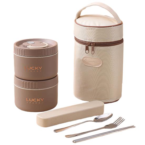44927 Set Lunch Box Velkokapacitní mikrovlnná trouba Bezpečné pro osvěžení Dýchací otvory Nerezová ocel Udržujte v teple