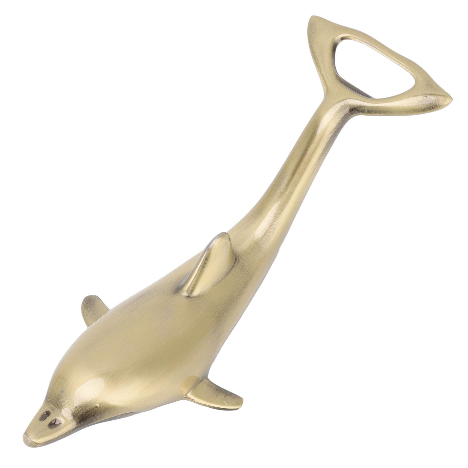 

Dolphins Bottle Opener Effort Saving Cute Appearance Metal Beer Opener for Household Parties Restaurants