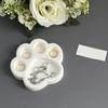 Heart/Cats Paw Shape Silicone Plate Mold Holiday Crafting Moulds for Crafting Special Resin Home Decoration Items