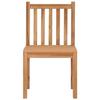 VidaXL Set of 4 Garden Chairs, Patio Seats, Balcony Chairs, Outdoor Gardening Patio Furniture, Teak Wood 3073085