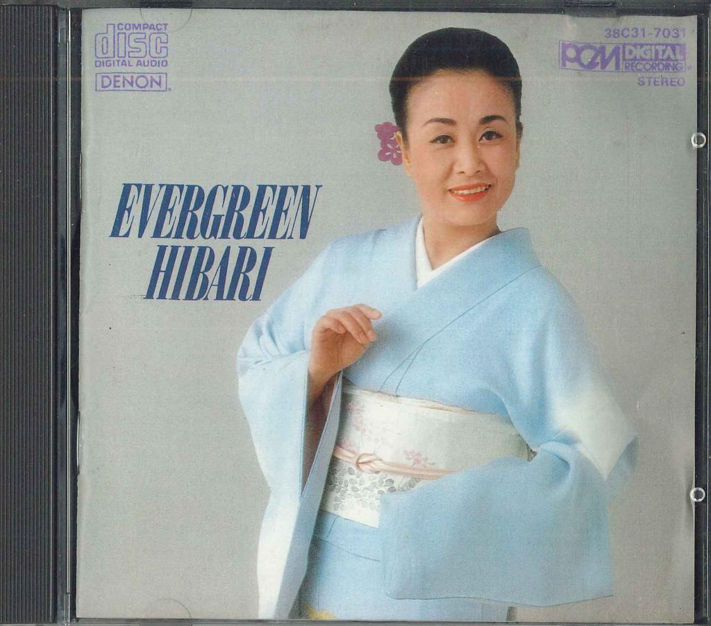 CD HIBARI MISORA - Evergreen Hibari 38C317031 NIPPON CLUMBIA 1983 Japan Japanese Enka Used