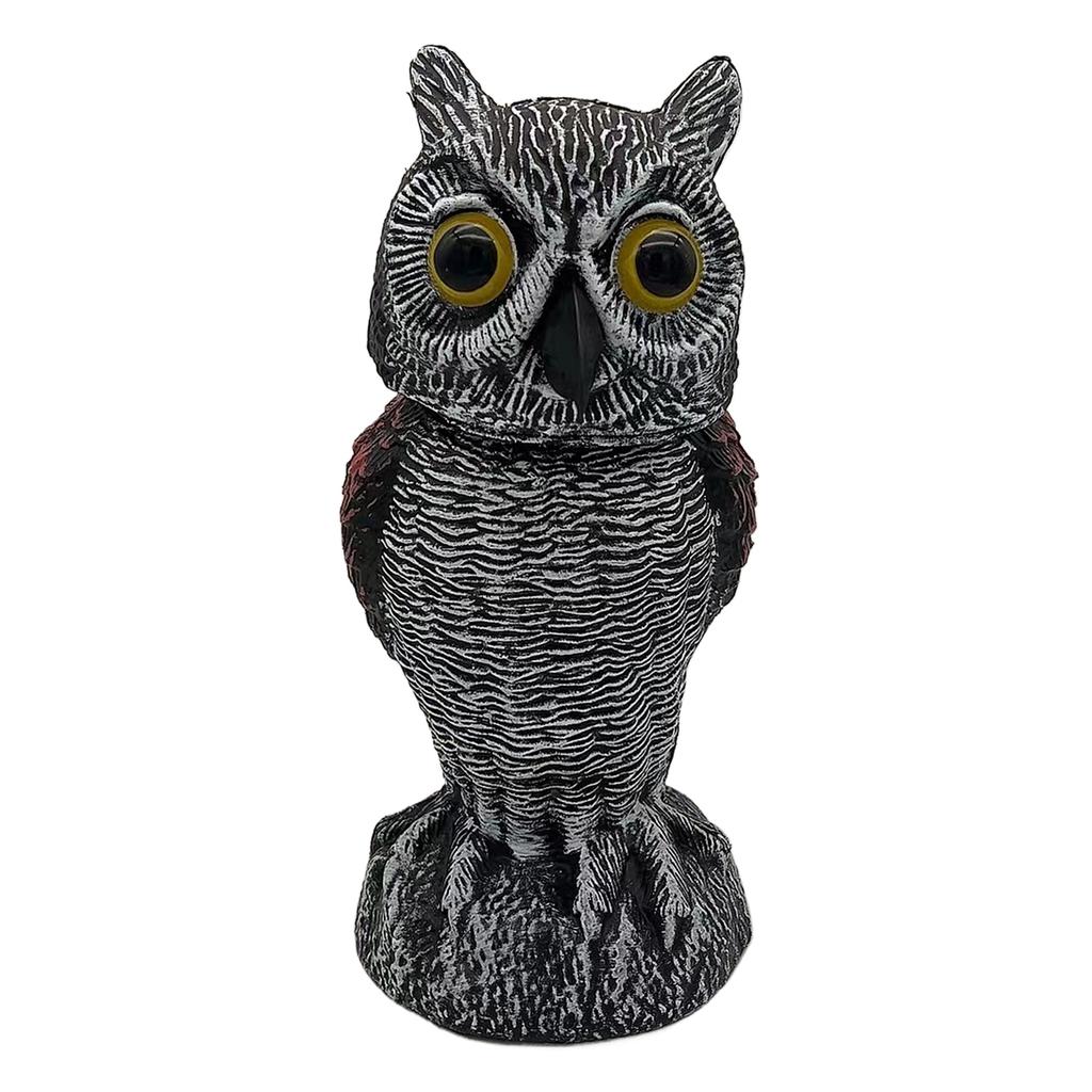 ABS ručně vyráběná plastika sovy z pryskyřice pro zahradní a venkovskou výzdobu a měkkou texturu není snadné
