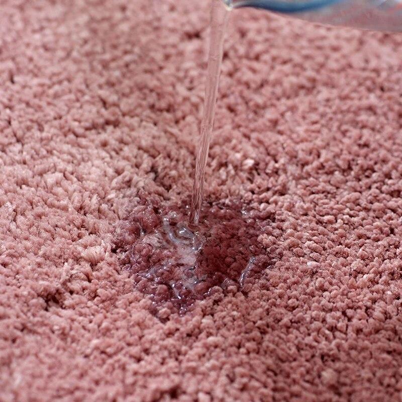 Soft Bathroom Carpet Non Slip Floor Mat Super Comfortable Absorbent Ultra-fine Fiber Foot Mat Suitable for Bathroom Living Room