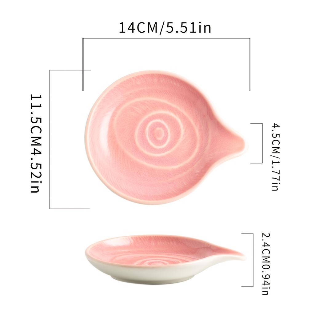 Kitchen Storage Spoon Holder in a Water Droplet Shape, Ceramic Long-Handled Spoon Rack, Suitable for Soup Spoons, Small Spoons, And Large Spoons