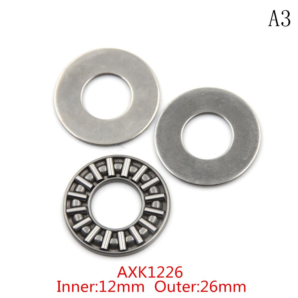 3-in-1 Plane Axial Ball Bearing Thrust Bearing AXK0821-AXK2542 Thrust Needle Roller Bearing With Two Washers