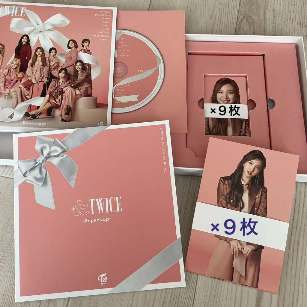 [USED] &TWICE -Repackage- First Press Limited Edition Trading Card Postcard