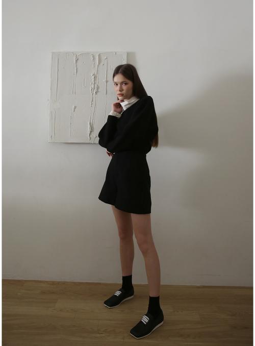 [Den] Jenna Sneakers - Black T23F034