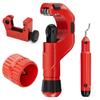 MultiSize Pipe Cutter Set 6-50mm 3-22mm Diameter Capacity Includes Roller Bearing Design For Effortless Operation
