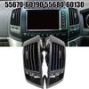 Climate Control Enhancing Cabin Air Conditioning Air Flows with Dashboard Vent Grille for LC200 55670-60190 55680-60130