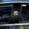 2 Stück Auto-Mittelpfosten-Aufkleber Auto B-Säulen Schutzfolie für Suzuki Swift Vitara Baleno Jimny Samurai SX4 Ignis Alto Splash