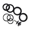 Black Zinc Zinc Alloy Road Bike 44mm Head-Tube 1 1/8" Bike Threadless Headset Bike External Headset