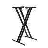 X-Shaped Keyboard Stand, Electronic Piano Stand, Keyboard Stand, Keyboard Stand for Synthesizers, Double Frame X-Shaped, Double Legs, Stabilizes Instr