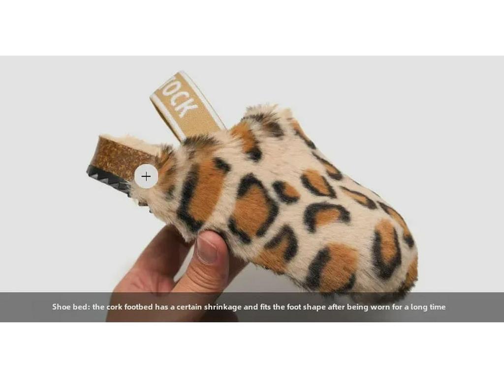 RUIZUSTOCK Herbst/Winter Kork Baumwolle Kinder Sandalen: Fellmodelle für Mädchen & Warme Samtsandalen für Jungen