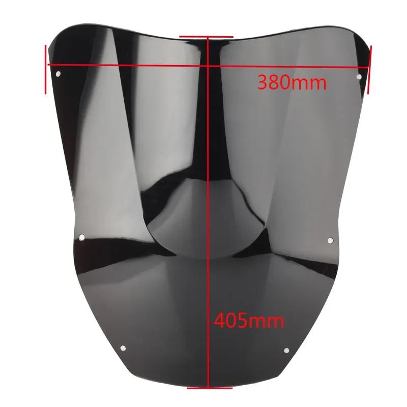 For KAWASAKI Ninja ZX12R 2000 2001 Motorcycle Windshield Windscreen Double Bubble ZX-12R