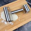 1Pieces Single/Double Head Stainless Steel Rolling Pin Non-stick Dough Pastry Roller Kitchen Dumplings Machine Outdoor Tableware