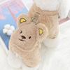 Cute Pet Clothing Teddy Small Dog Dog Clothing Four-legged Autumn and Winter Clothing Thickened and Warm