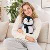 Soft Plush Penguin Stuffed Animal Toy with Scarf Large Size Cuddly Plushie for Kids and Collectors Indoor Use