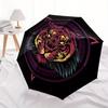 1pc Tiger Mandala Automatic Open/close Umbrella, 8-Rib sturdy structure, Portable Travel Umbrella, Parties, Everyday Use, 11105