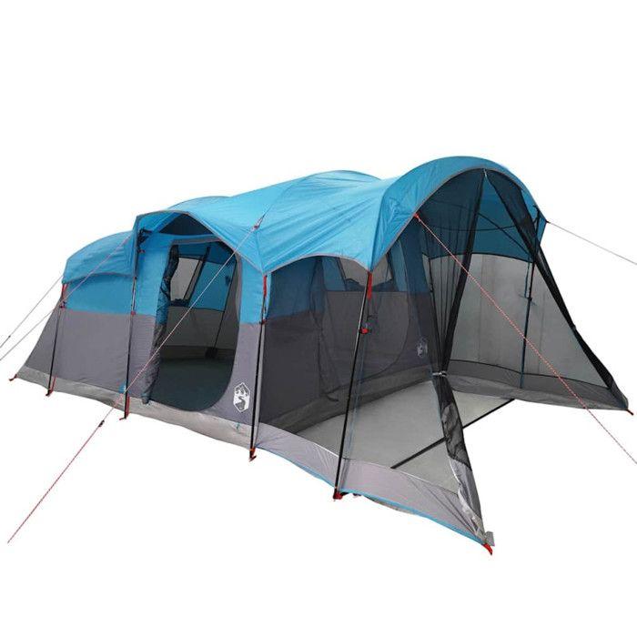 VidaXL Tunnel Camping Tent 8 Person Blue Waterproof, Tent, Garden Tent, Outdoor Shelter, Camping Tent, 94786