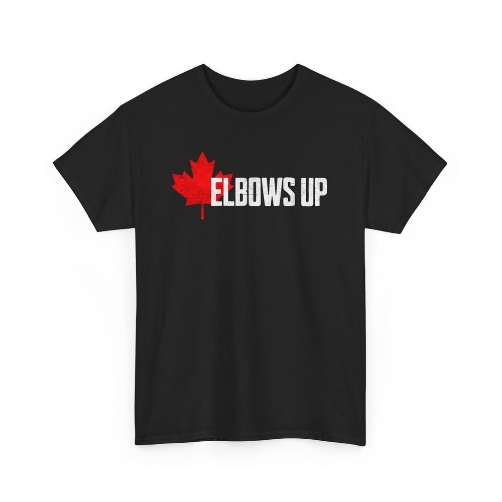 Elbows Up Canada True North Strong and Free Proud Canadian Unisex T-Shirt Unisex T-Shirt S