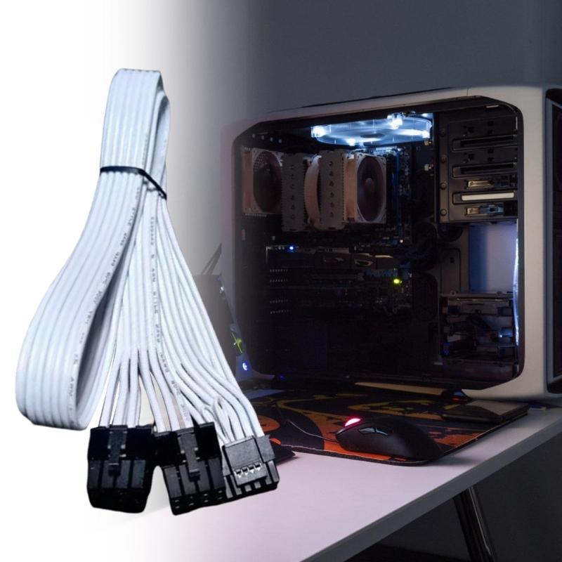 Cablu Dublu 8Pin la 16Pin 12VHPWR PCIE 5.0 pentru Surse de Alimentare Modulare și Plăci Grafice High End