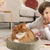 S/L Cat Scratcher Oval Sisal Cat Scratch Board Nest For Indoor Cats Grinding Claw Round Cat Scratching Board Pet Supplies